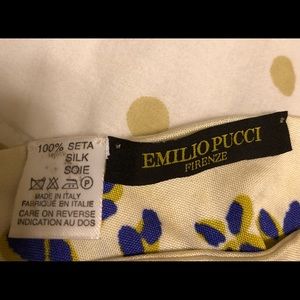 Emilio Pucci silk scarf/ belt